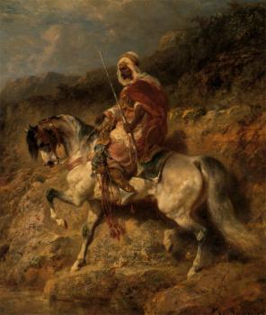 An Arab Horseman On The March